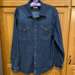 Wrangler Denim Button-Up Shirt